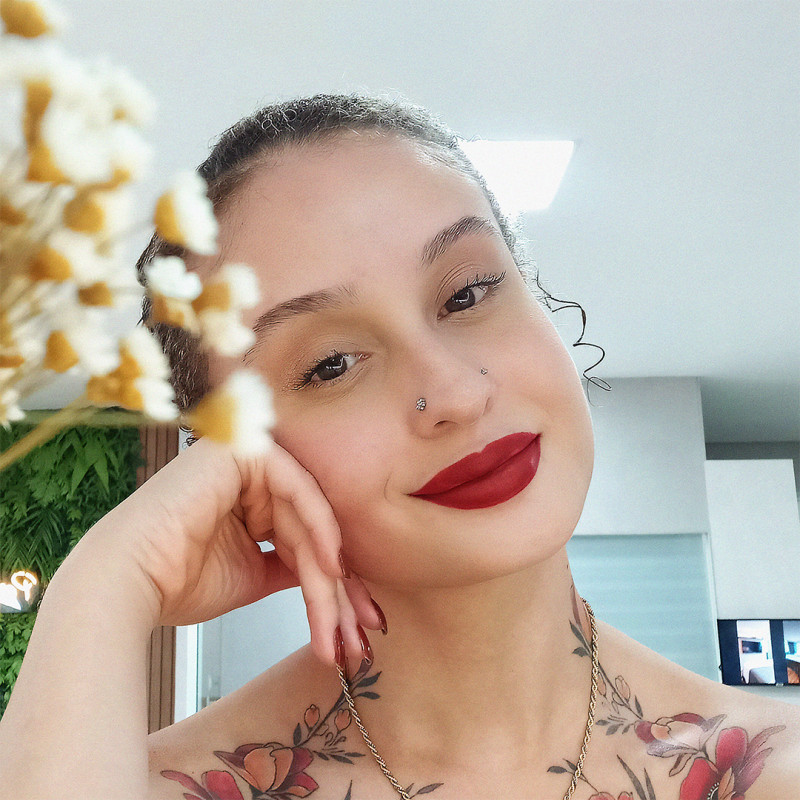 Piercing Nariz em U - Flor de Cristais é na ALARGS